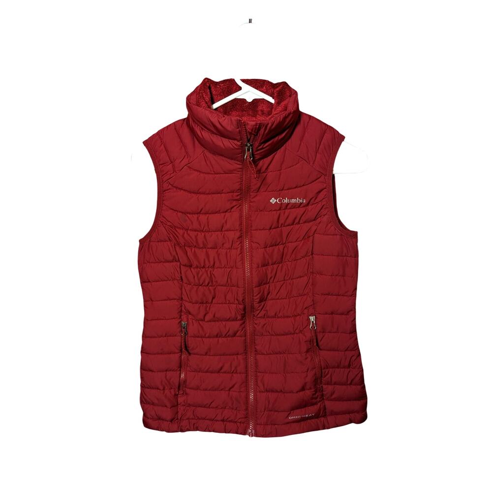 Columbia Ladies Omni Heat Burgundy  Vest XS
